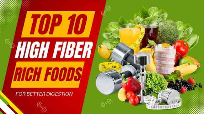 high fiber rich foods