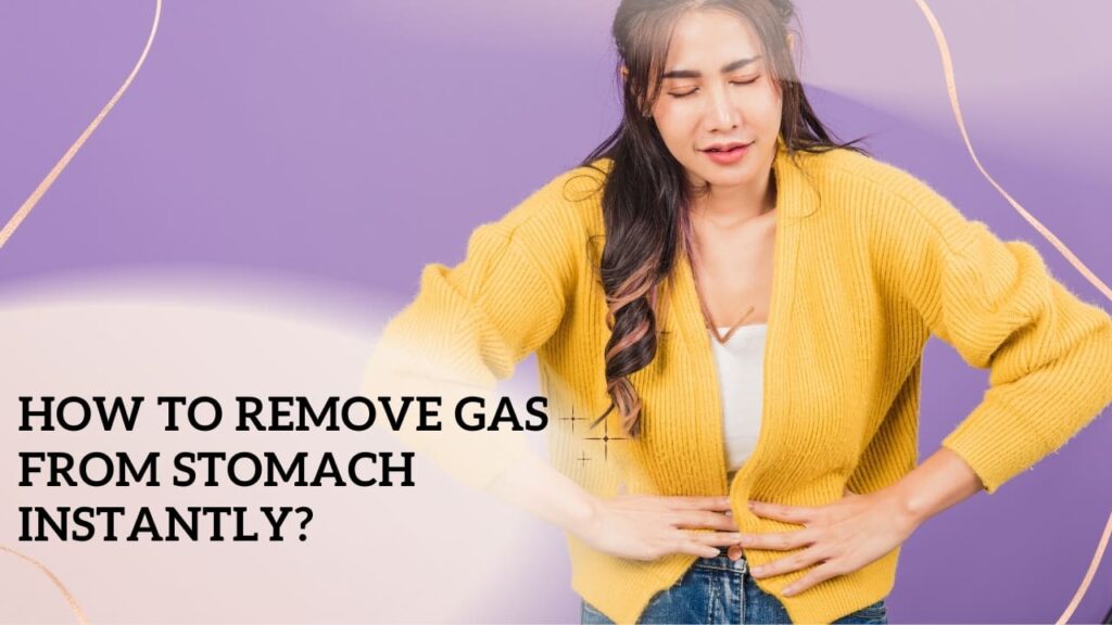 how to remove gas from stomach