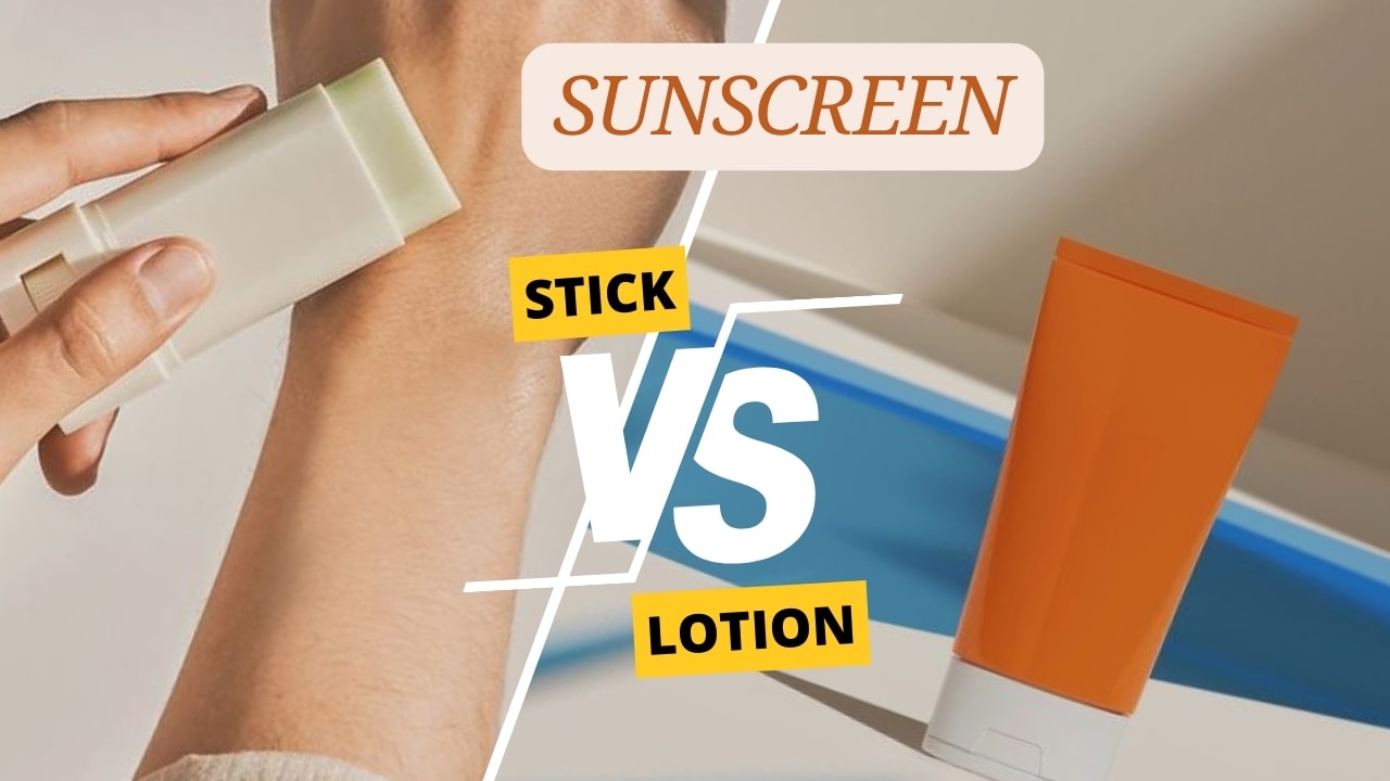 sunscreen stick vs sunscreen lotion