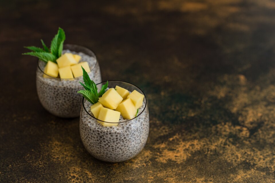 Tropical Basil Seed Smoothie