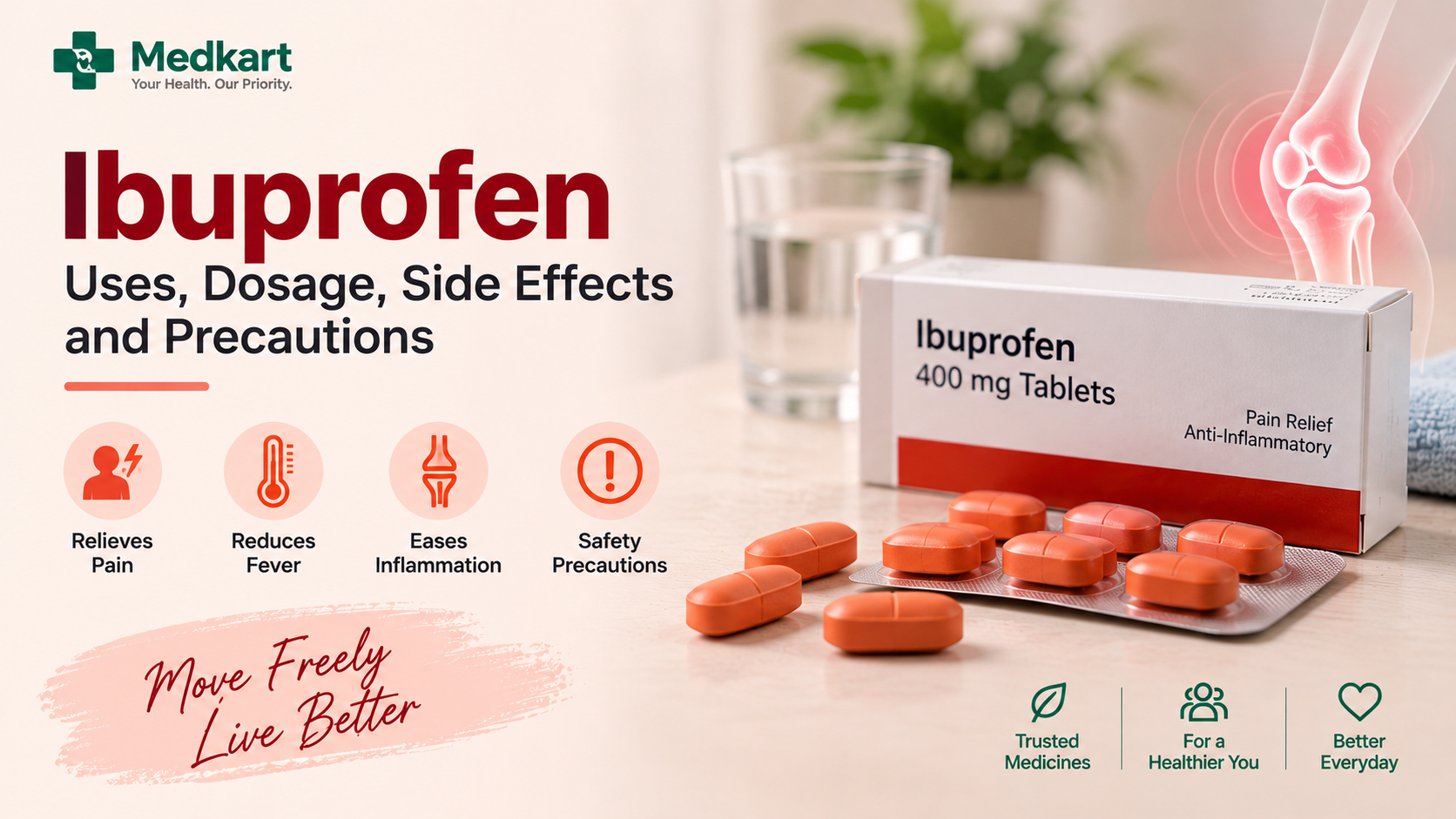 Ibuprofen Uses, Dosage, Side Effects & Precautions