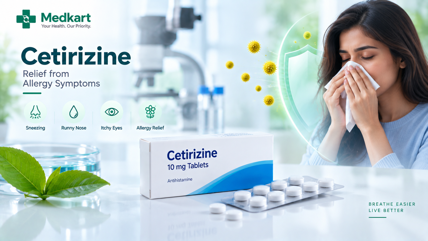 Cetirizine Uses, Dosage, Side Effects