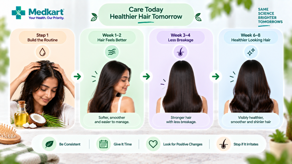 Hair Grooming With Oil