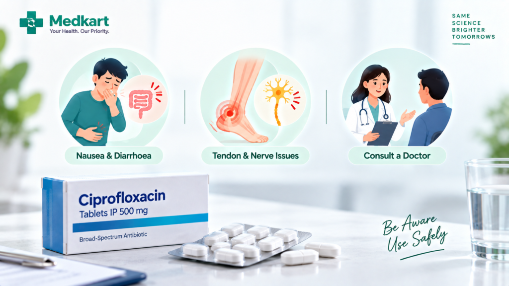 ciprofloxacin side effects