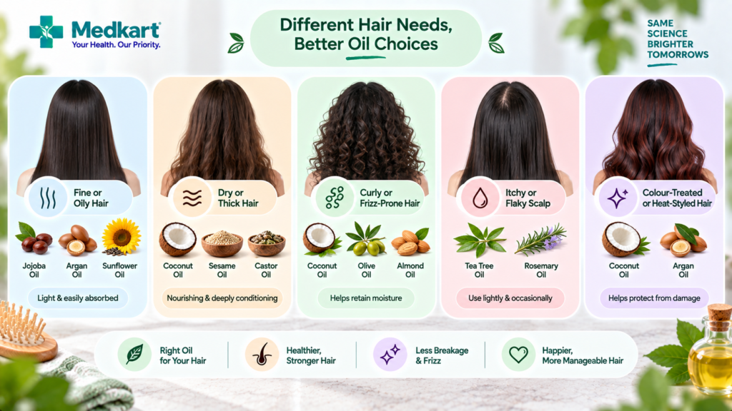Hair Oil Selection