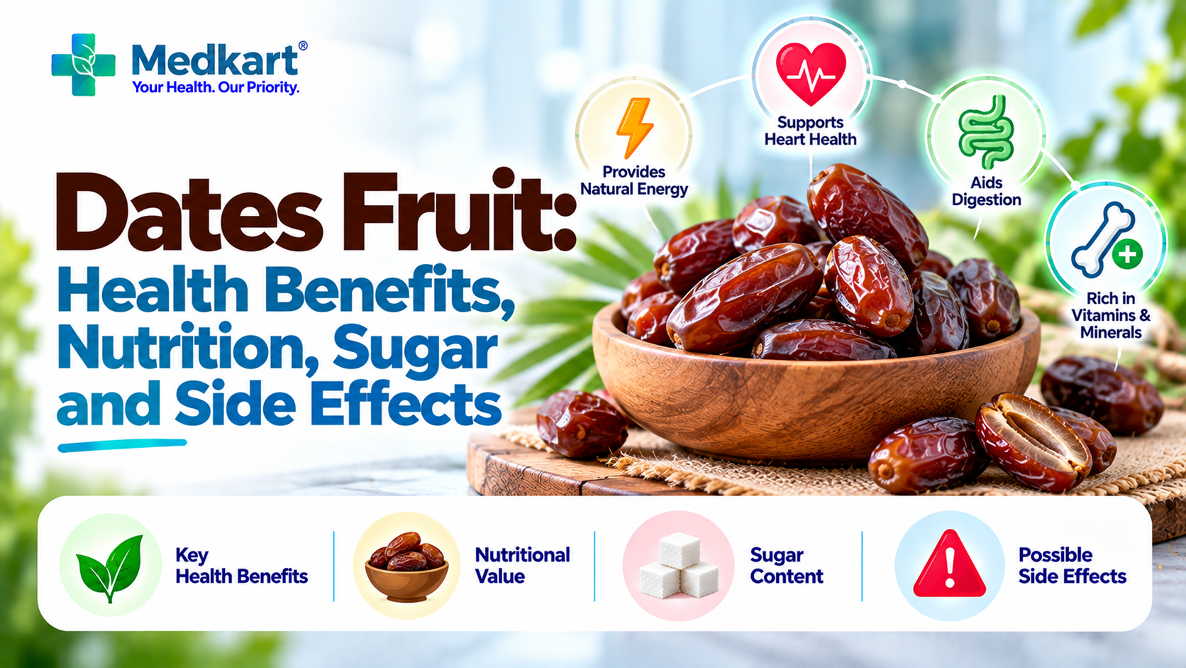 Dates Fruit: Health Benefits, Nutrition, Sugar and Side Effects