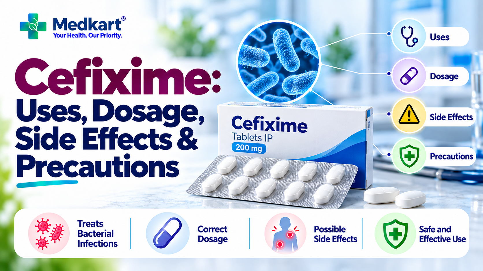 Cefixime: Uses, Dosage, Side Effects & Precautions