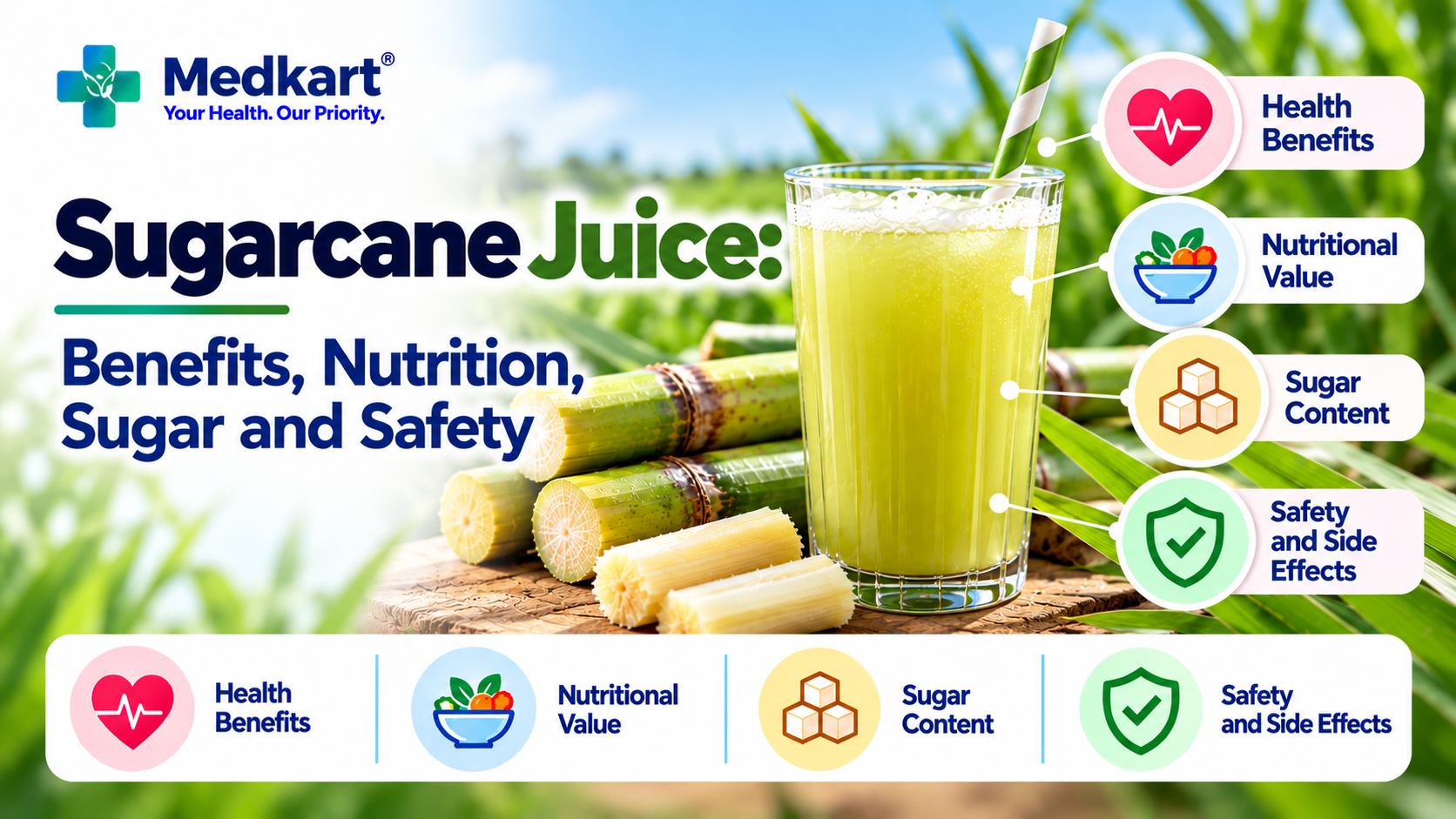 Sugarcane Juice: Benefits, Nutrition, Sugar and Safety